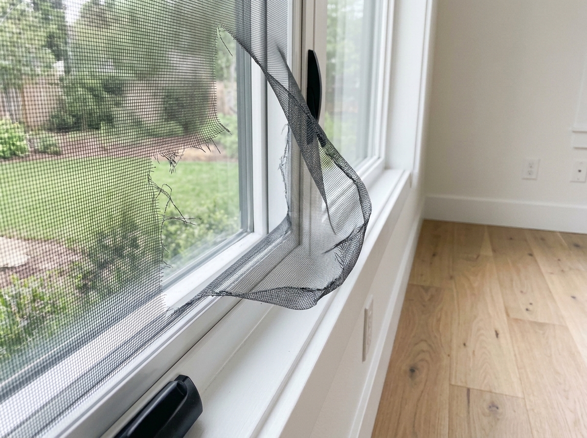 Screen repair before