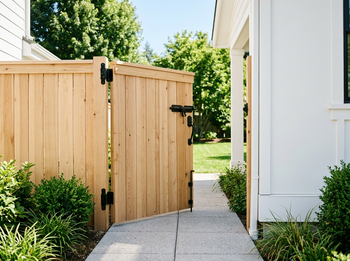 Exterior gate adjustment